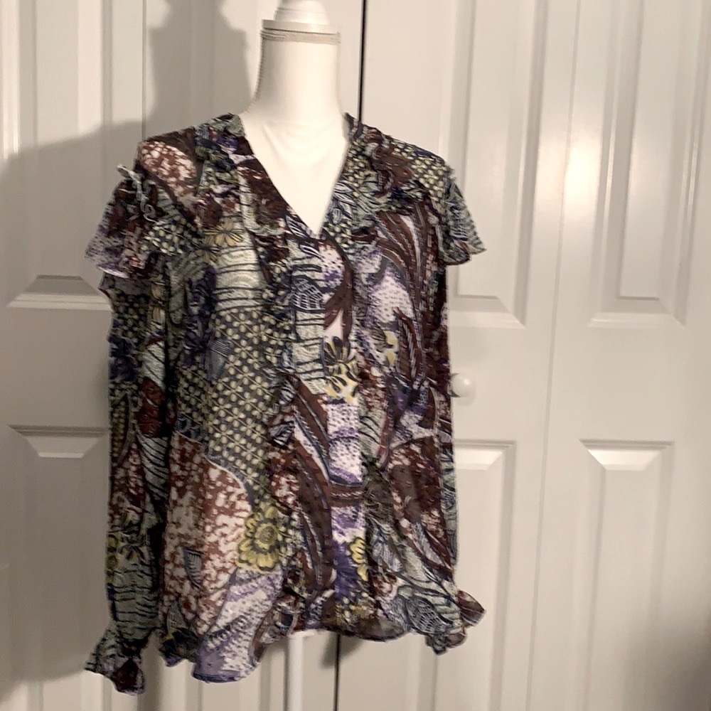 NY&CO, sizeXL multi colored blouse